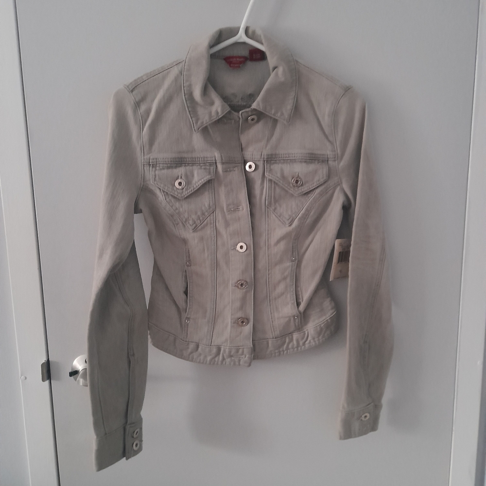 Guess Women's Light Gray Denim Jacket